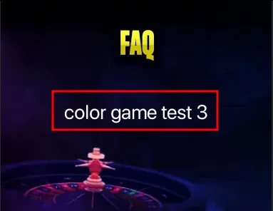 color game test 3 color game test 3