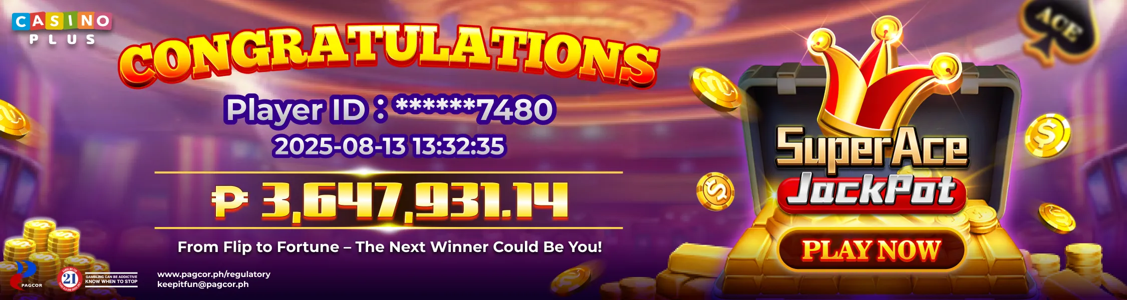 Super ace jackpot today