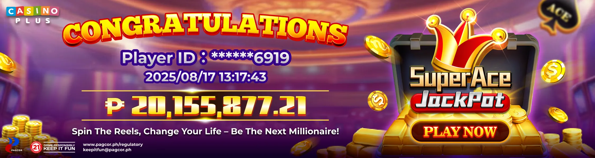 Grand jackpot win