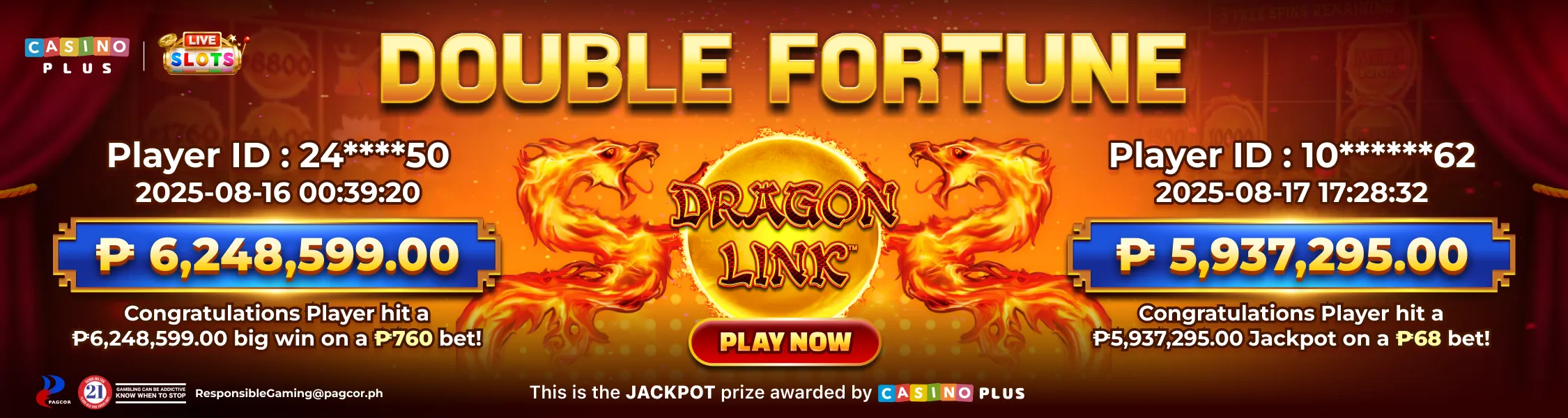 Dragon Link double jackpot