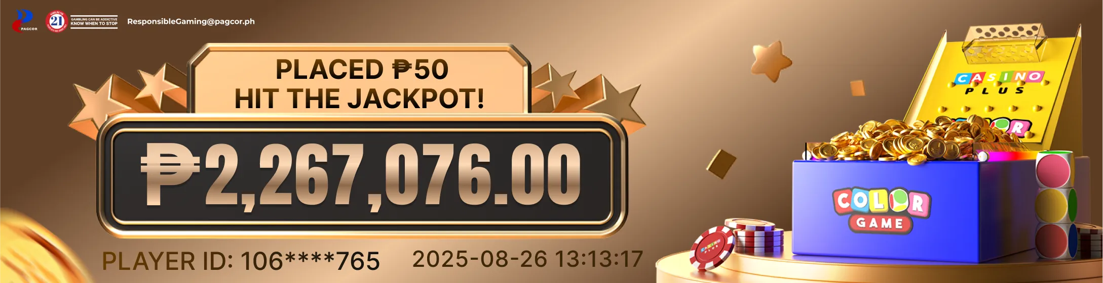 Color game grand jackpot