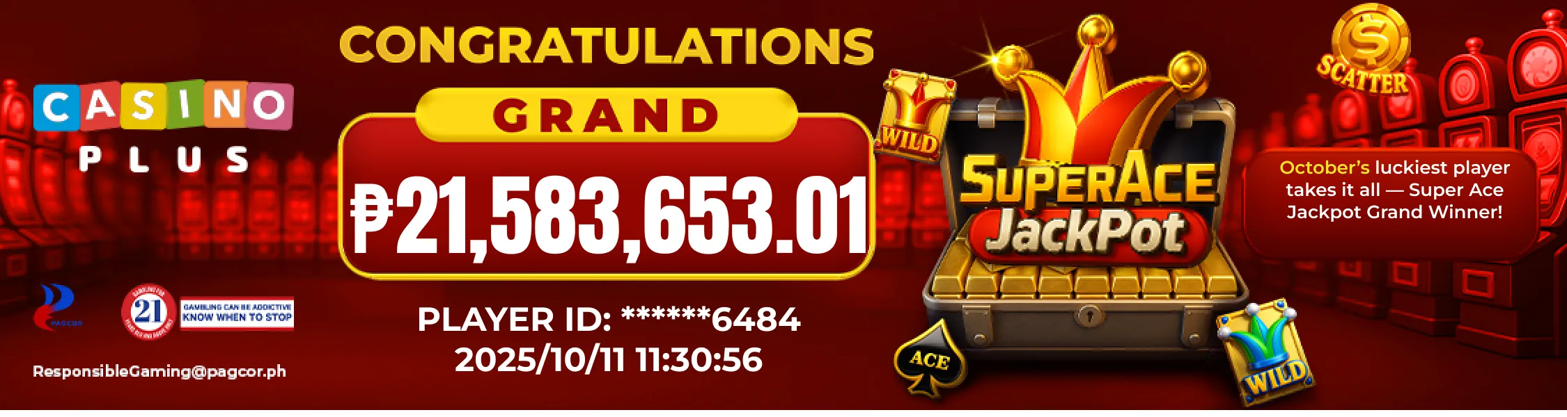 Super Ace jackpot Winner