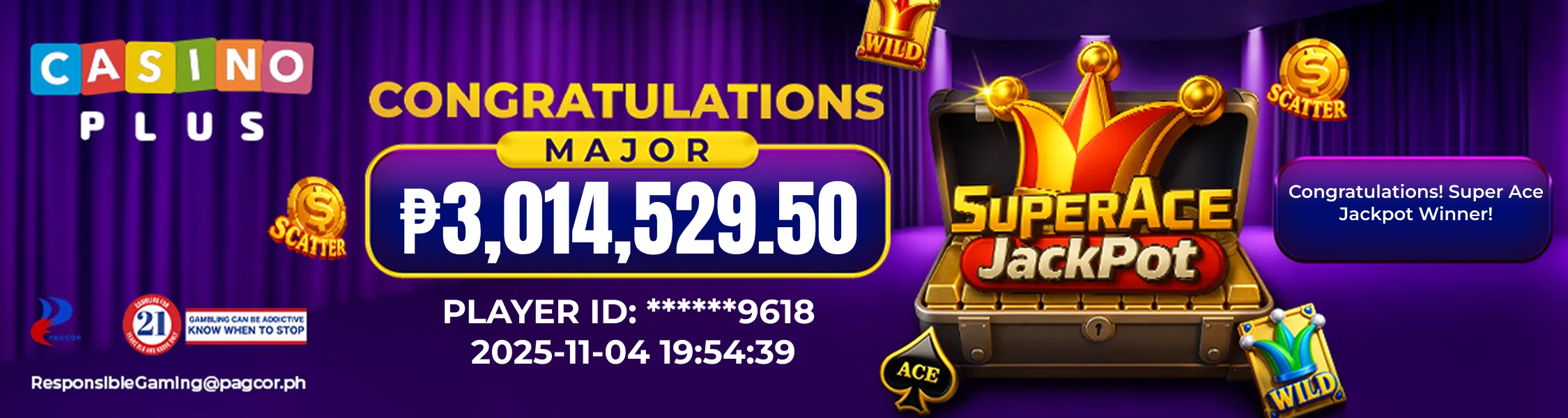Super Ace jackpot Today