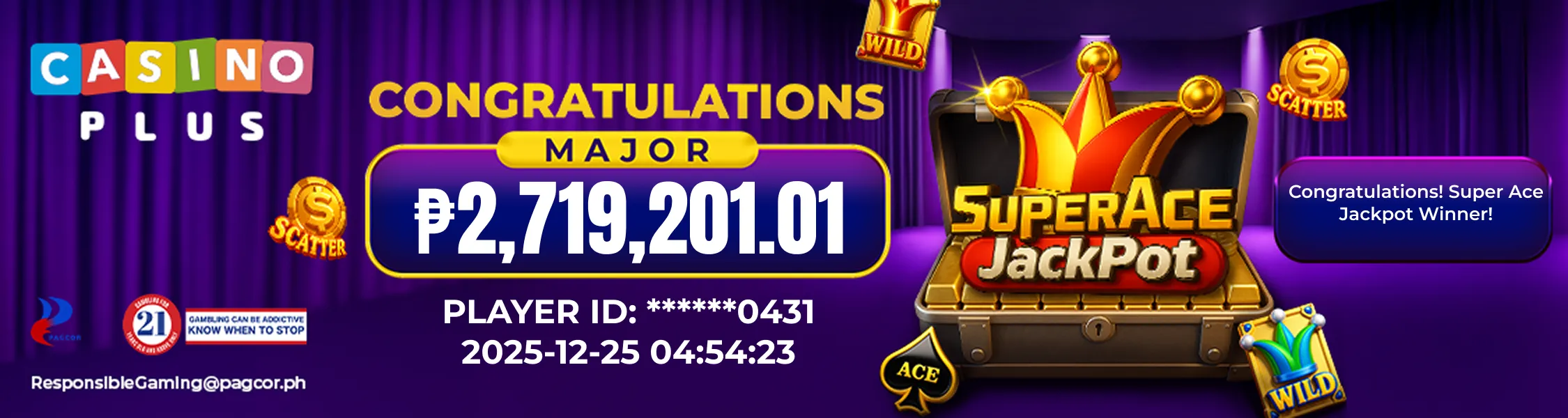 Super Ace Jackpot Today
