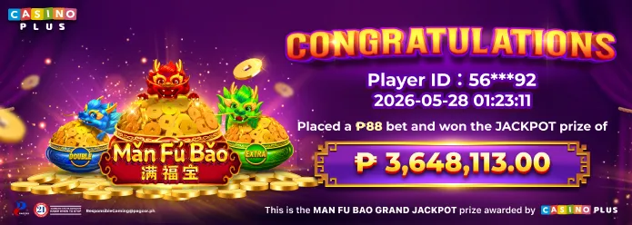 Man Fu Bao Jackpot Amount Today