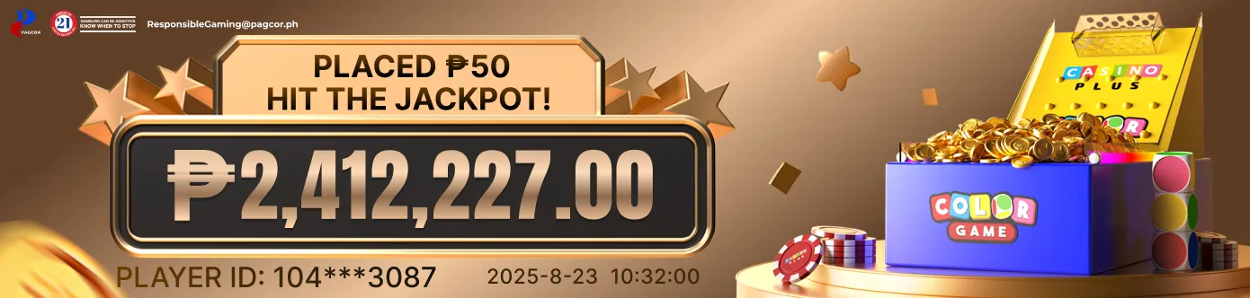 Color game jackpot prize