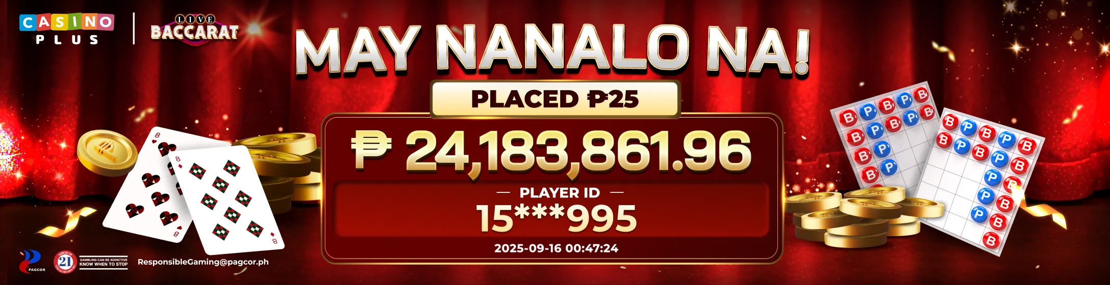 Baccarat Jackpot Winner