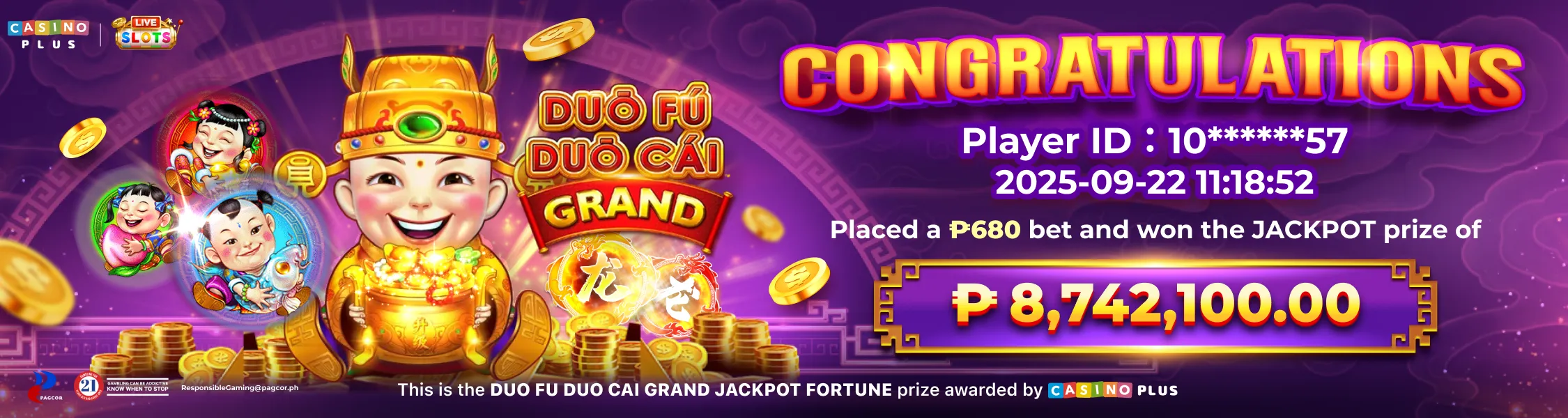 DUO FU DUO CAI Grand Jackpot