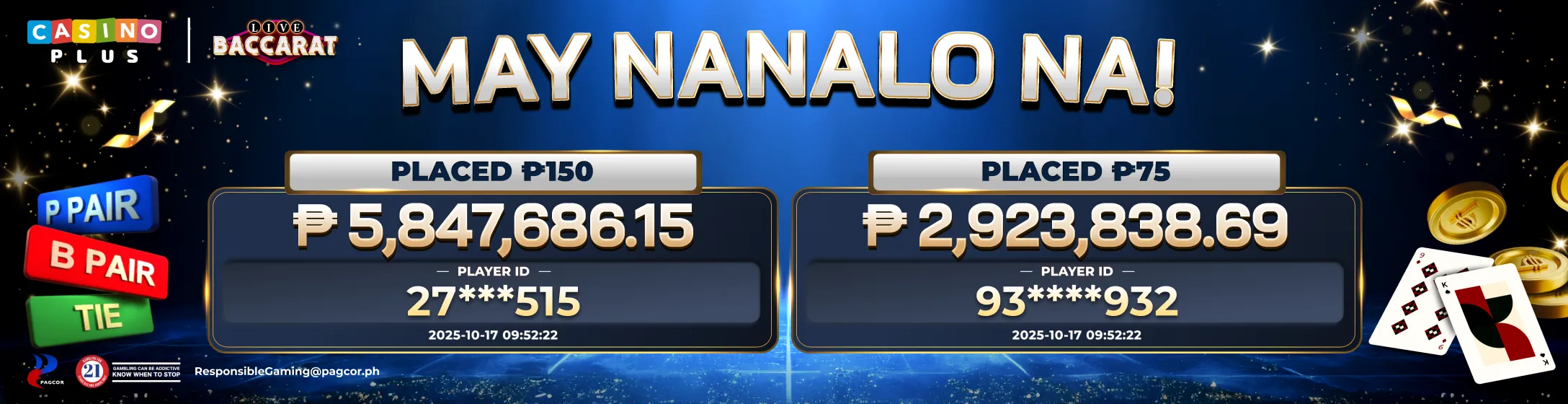 Baccarat Double Jackpot