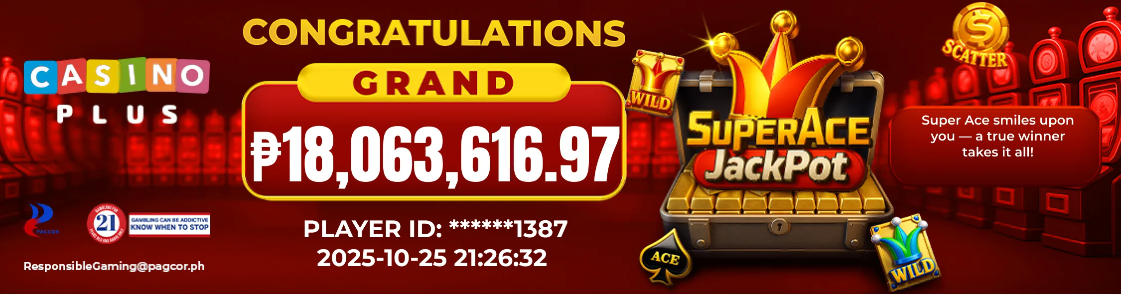 Super Ace Jackpot Winner