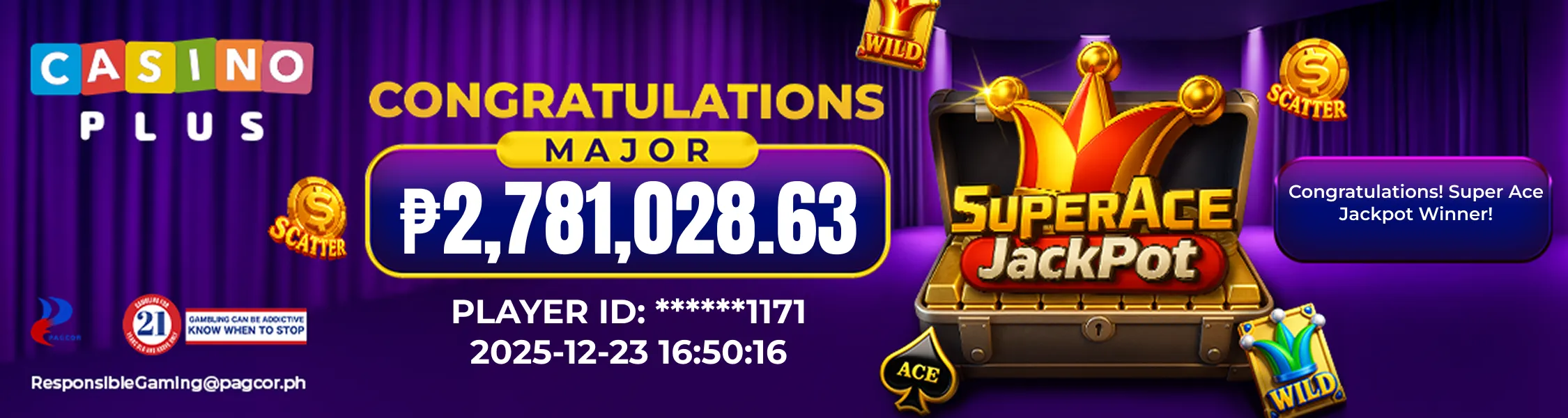 Super Ace Jackpot Today